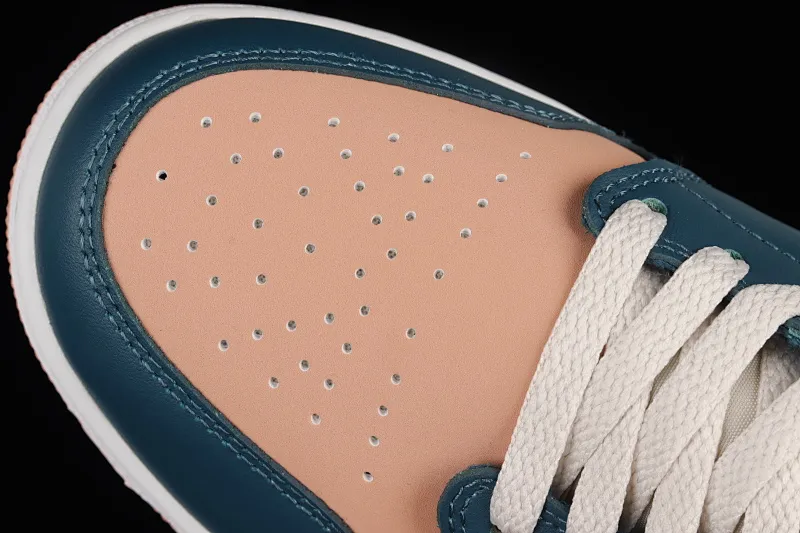All categories Air Jordan Jordan series basketball shoes Air Jordan 1 Mid G version pure original Air Jordan AJ1 Mid "Blue Mint" AJ1 Joe 1 blue orange mid-top basketball shoes BQ6472-308